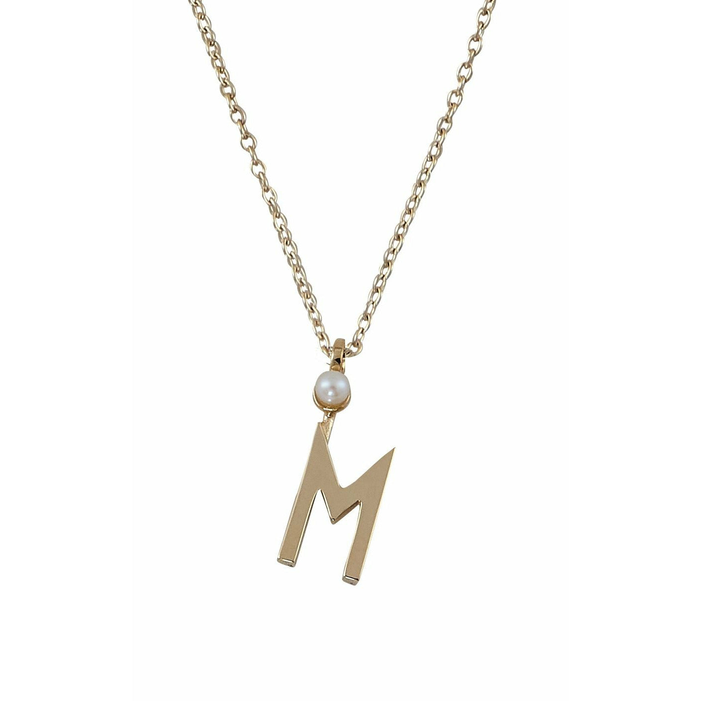 [product_category]-Design Letters Necklace In Pure Gold, M-Design Letters-5710498188528-90304012M-DES-1