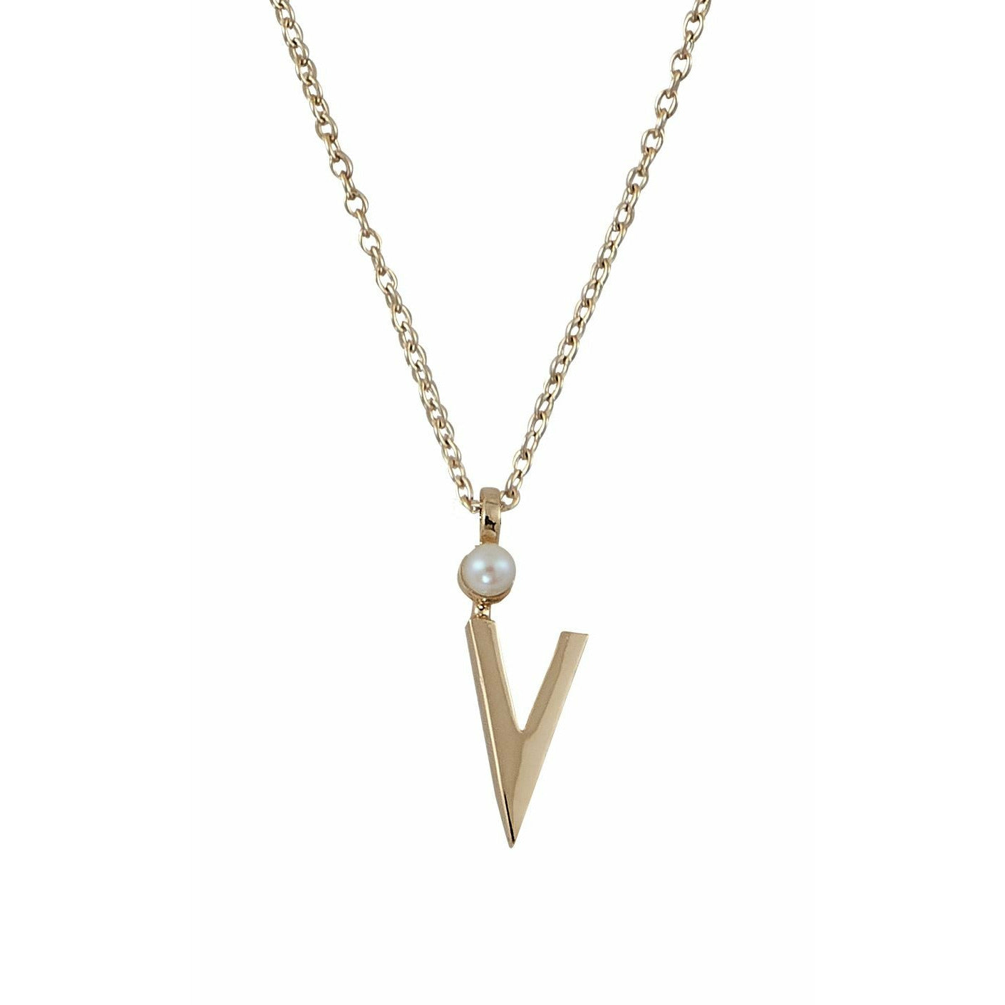 [product_category]-Design Letters Necklace In Pure Gold, V-Design Letters-5710498188450-90304012V-DES-1