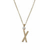 Design Letters Halskæde 14K Guld, X