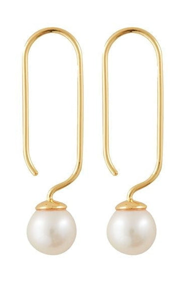 [product_category]-Design Letters Pearl Drop Earrings Set Of 2 18k Gold Plated-Design Letters-5710498193614-90405004PEARL-DES-1