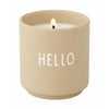 Design Letters Duftlys Hello Lille, Beige