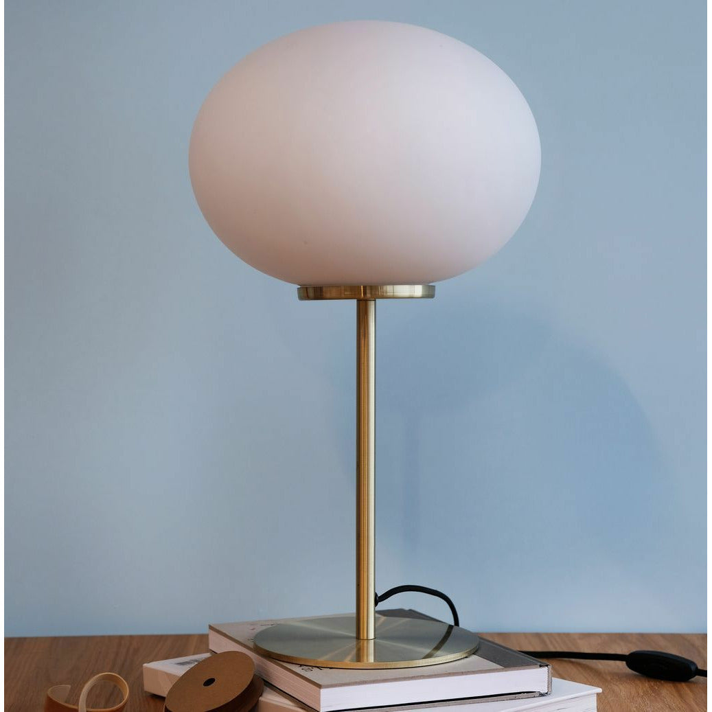 [product_category]-Dyberg Larsen Queen Table Lamp, Opal/Brass-Dyberg Larsen-5704709072317-7231-DYB-5