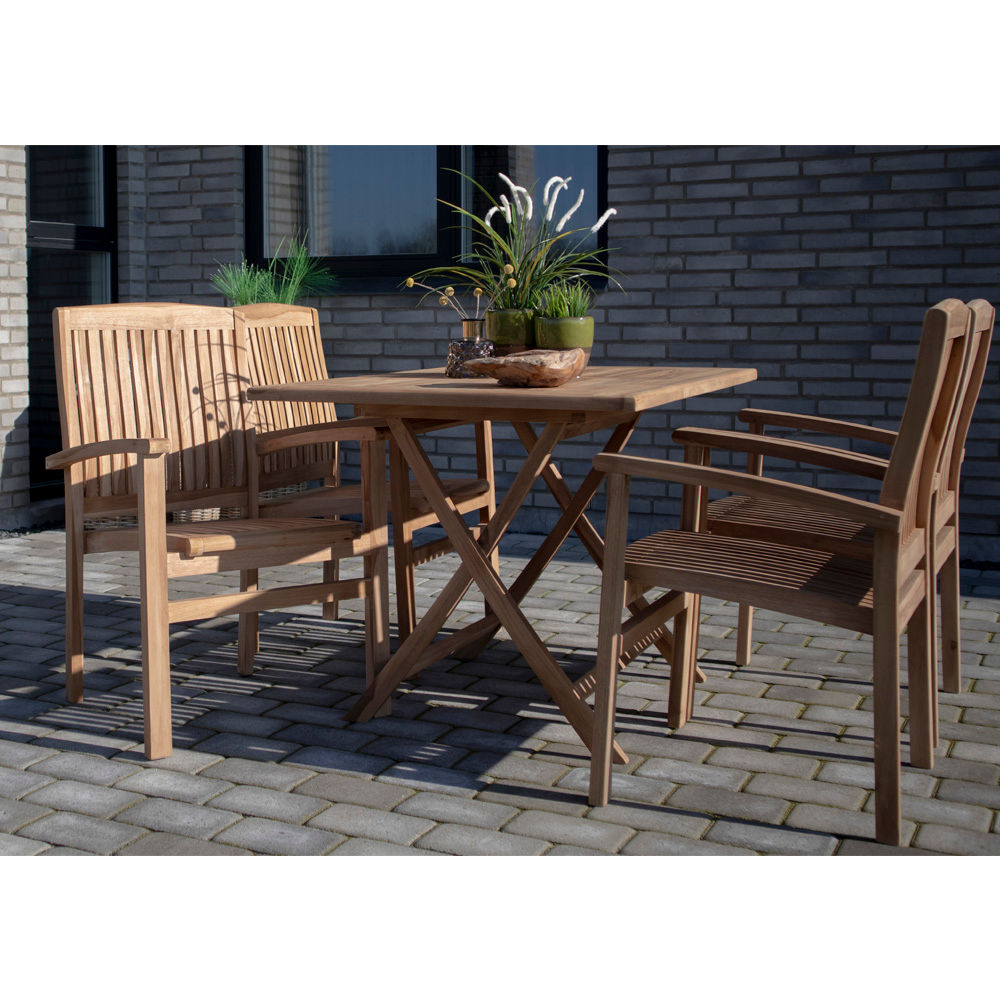 House Nordic Oviedo Teak Dining Table