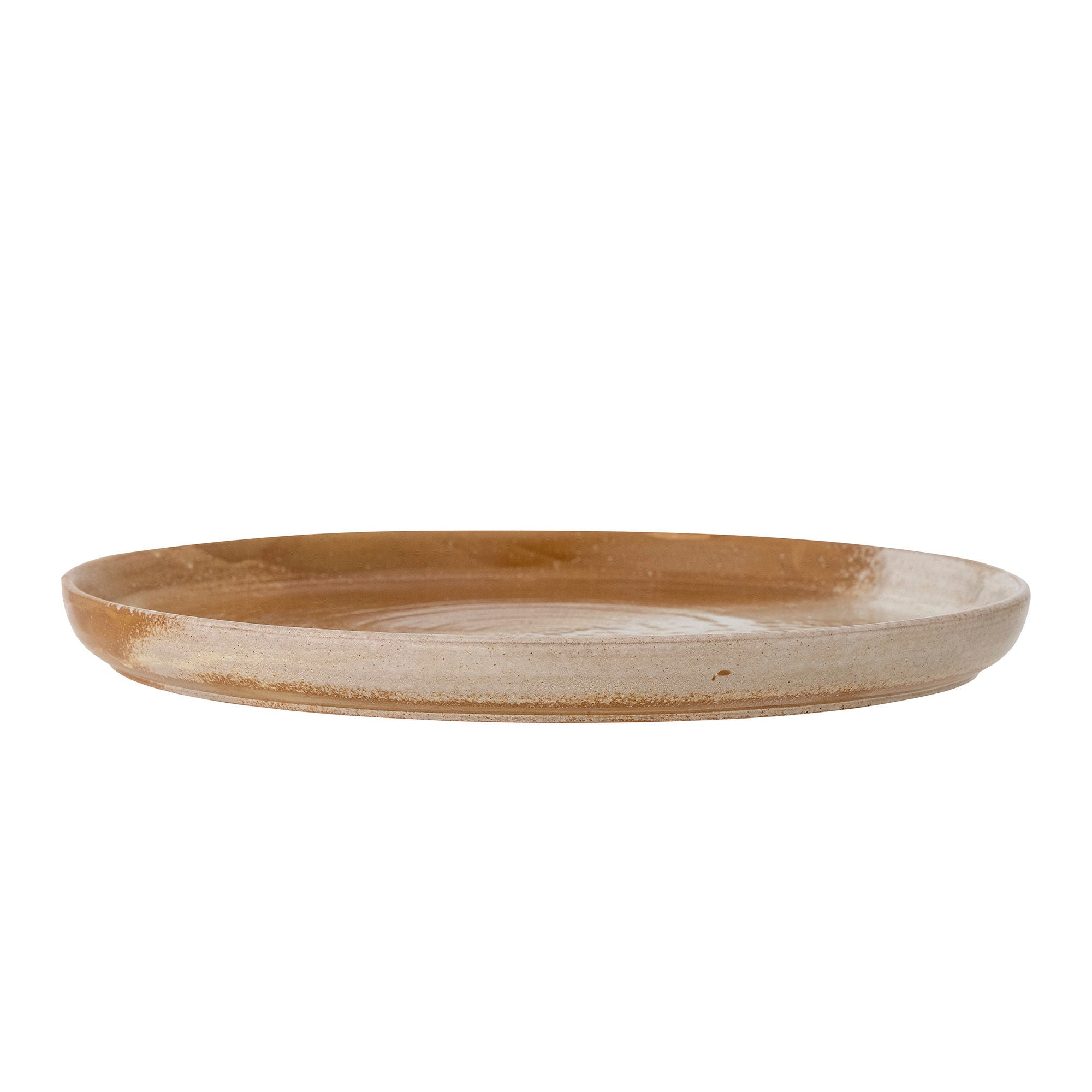 Creative Collection Dahlia Serving Plate, Brown, Stoneware