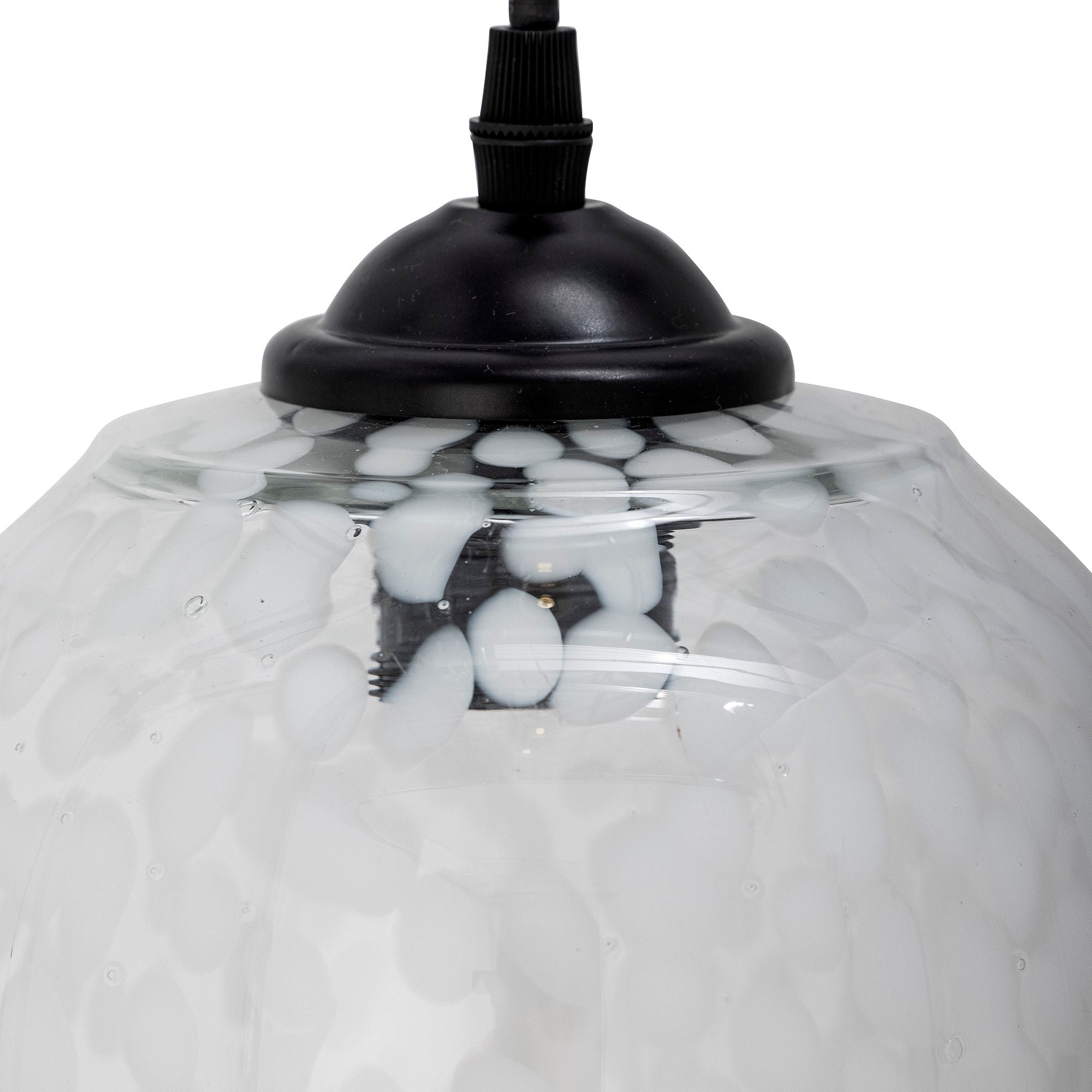 Bloomingville Gisele Pendant Lamp, White, Glass