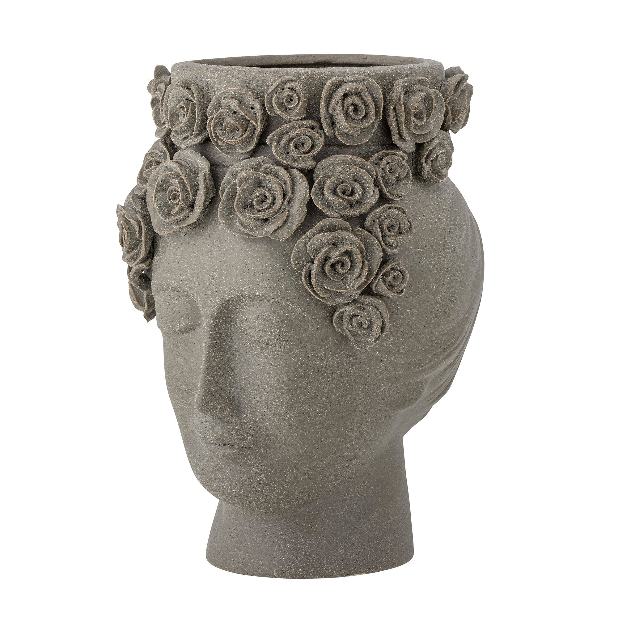 Bloomingville Akira Vase, Grey, Stoneware