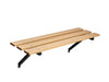 Essem Design Bench 67 Oak 45 Cm, Black