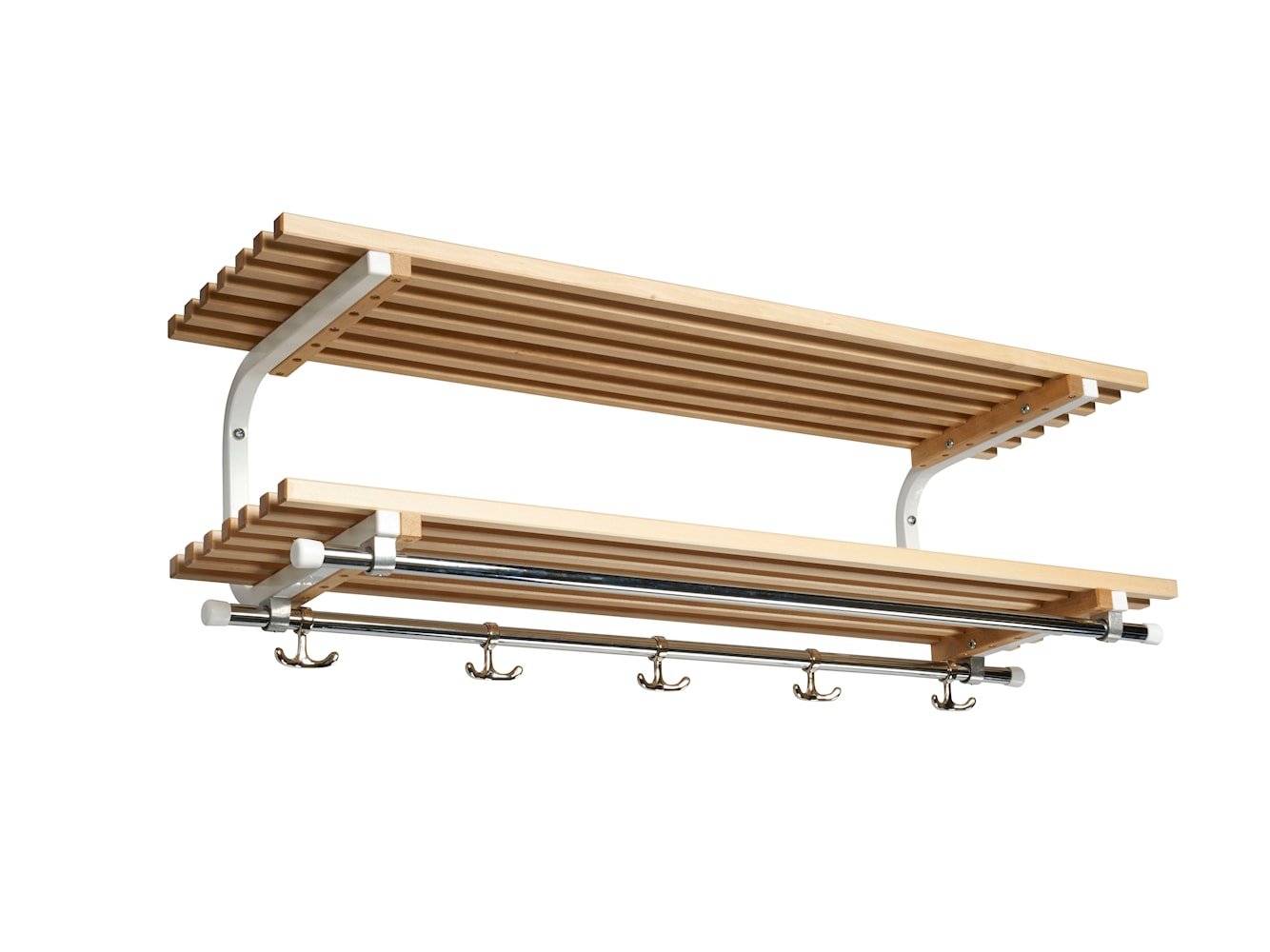 [product_category]-Essem Design Sara Hat Shelf Birch 100 Cm, White-Essem Design-7392157018759-101V-100 BJ/V-ESS-1