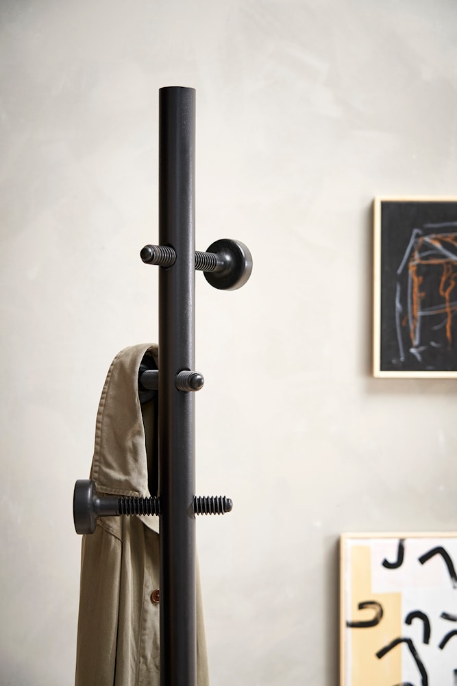 [product_category]-Essem Design Skruvad Coat Rack, Black-Essem Design-7392157030881-50019-ESS-9