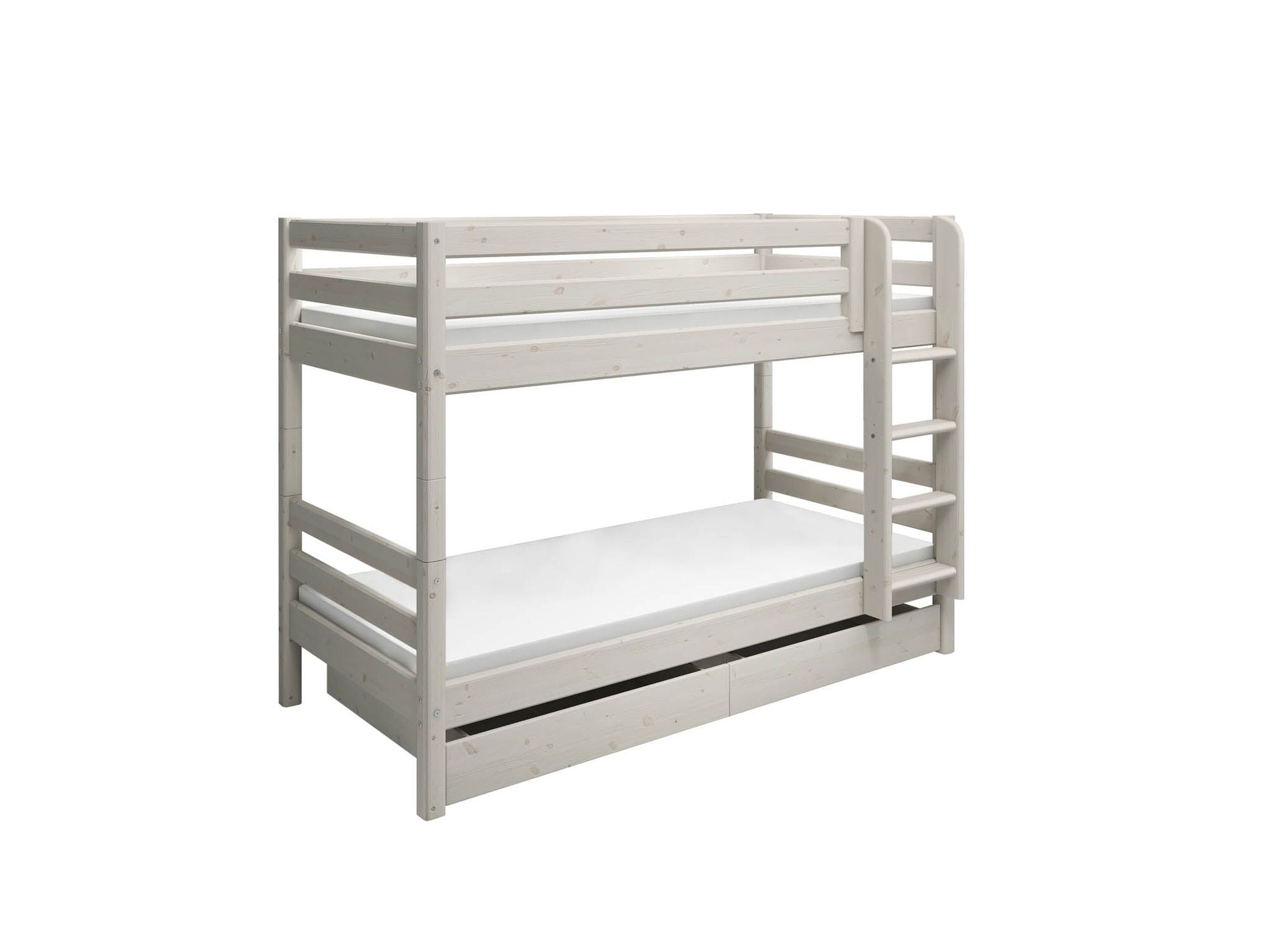 FLEXA Bunk bed with straight ladder