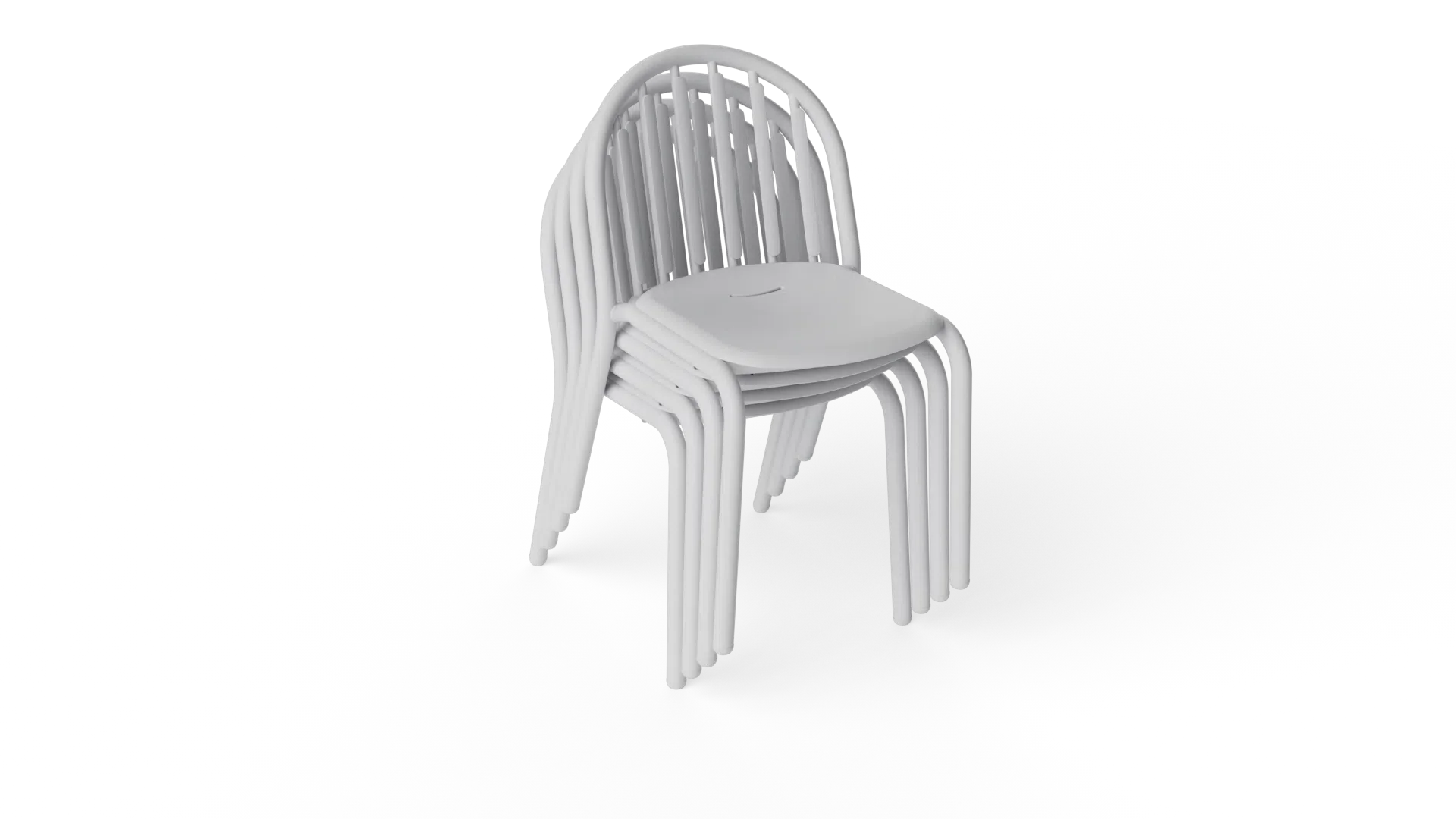 Fatboy Fred's Chair 4 Pcs, Light Grey