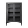 Fdb Møbler A90 Boderne Display Cabinet Beech Black Lacquered, H: 127 Cm