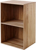 Fdb Møbler B98 Bookcase, Lacquered Oak, 36x54x28cm