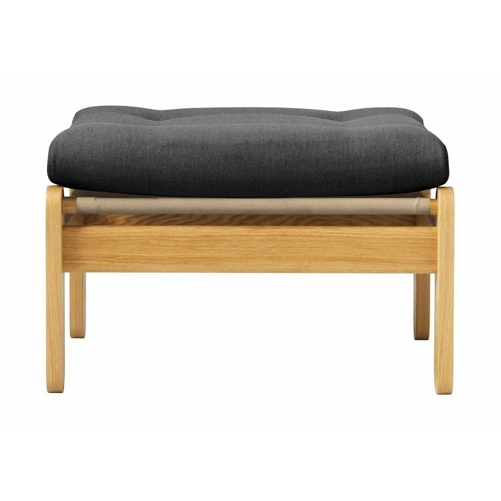 Fdb Møbler J113 Footstool, Dark Grey 60153