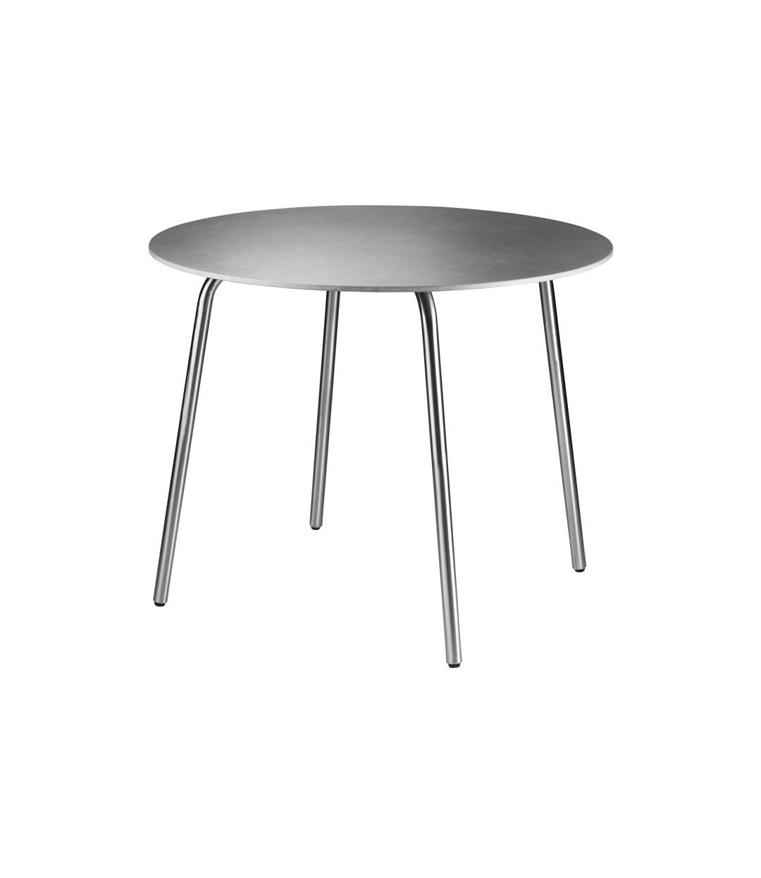 Fdb Møbler M21 Teglgård Garden Table Steel/Stone, ø90 Cm