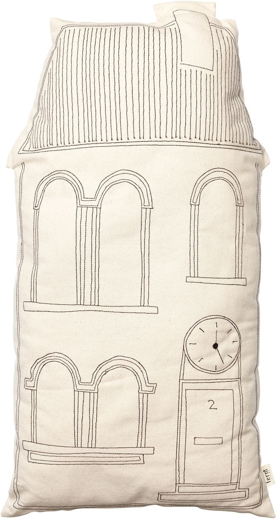 [product_category]-Ferm Living Abode Cushion, Tall, Clock-Ferm Living-5704723310273-1104268061-FER-1