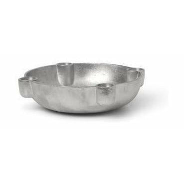 [product_category]-Ferm Living Bowl Candlestick Medium, Grey-Ferm Living-5704723273011-1104264335-FER-1