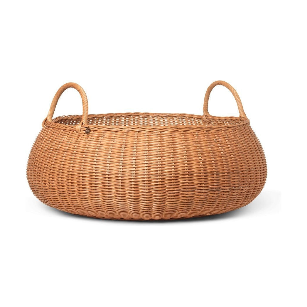 [product_category]-Ferm Living Braided Rattan Basket Low, Natural-Ferm Living-5704723276159-1104264649-FER-2