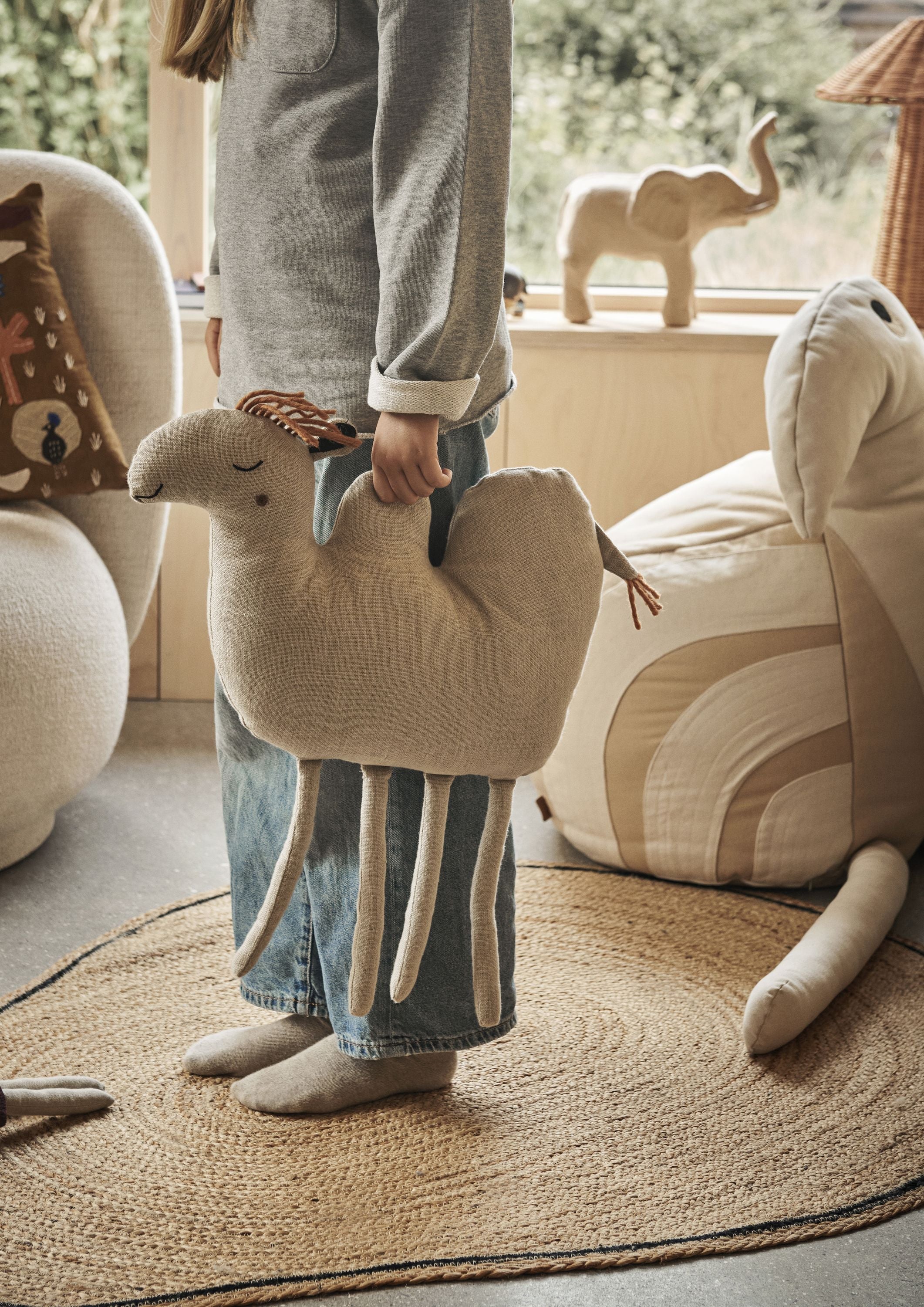 [product_category]-Ferm Living Camel Cushion, Natural-Ferm Living-5704723310334-1104268067-FER-2