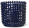 Ferm Living Keramikkurv Blue, 23,5cm