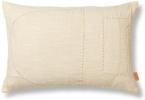 [product_category]-Ferm Living Darn Cushion, Rectangular, Natural-Ferm Living-5704723311980-1104268232-FER-1