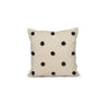 Ferm Living Dot Tufted Cushion, Sand/Black