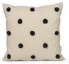 Ferm Living Dot Tufted Pude, Sand/Black