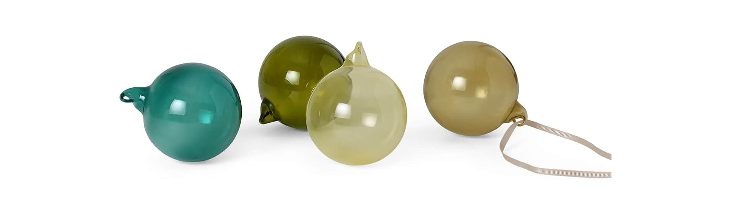 [product_category]-Ferm Living Glass Baubles, M, Set Of 4, Mixed Dark-Ferm Living-5704723290841-1104266118-FER-1