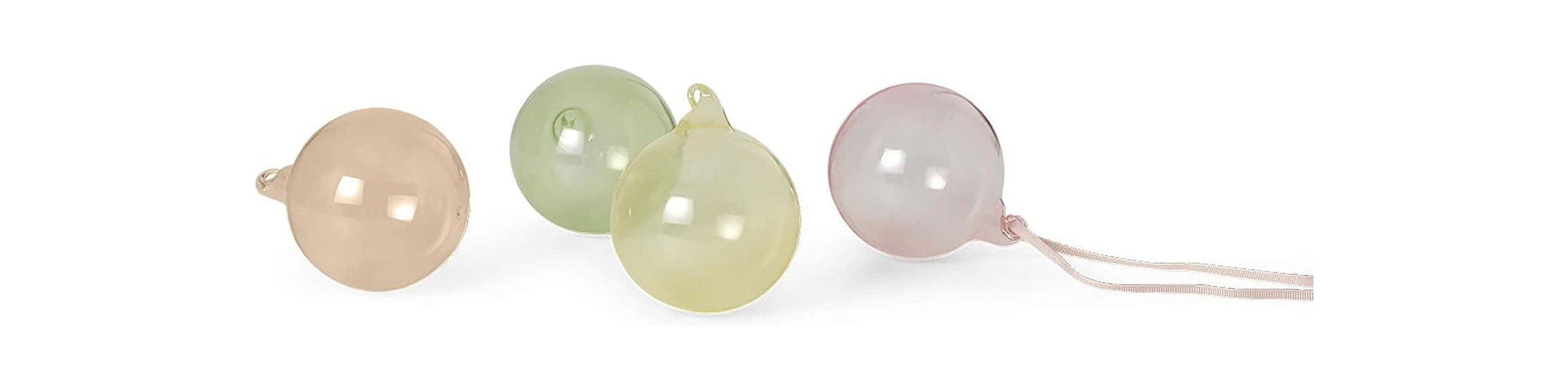 [product_category]-Ferm Living Glass Baubles, M, Set Of 4, Mixed Light-Ferm Living-5704723290834-1104266117-FER-1