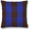 Ferm Living Grand Pude, Chocolate/Bright Blue