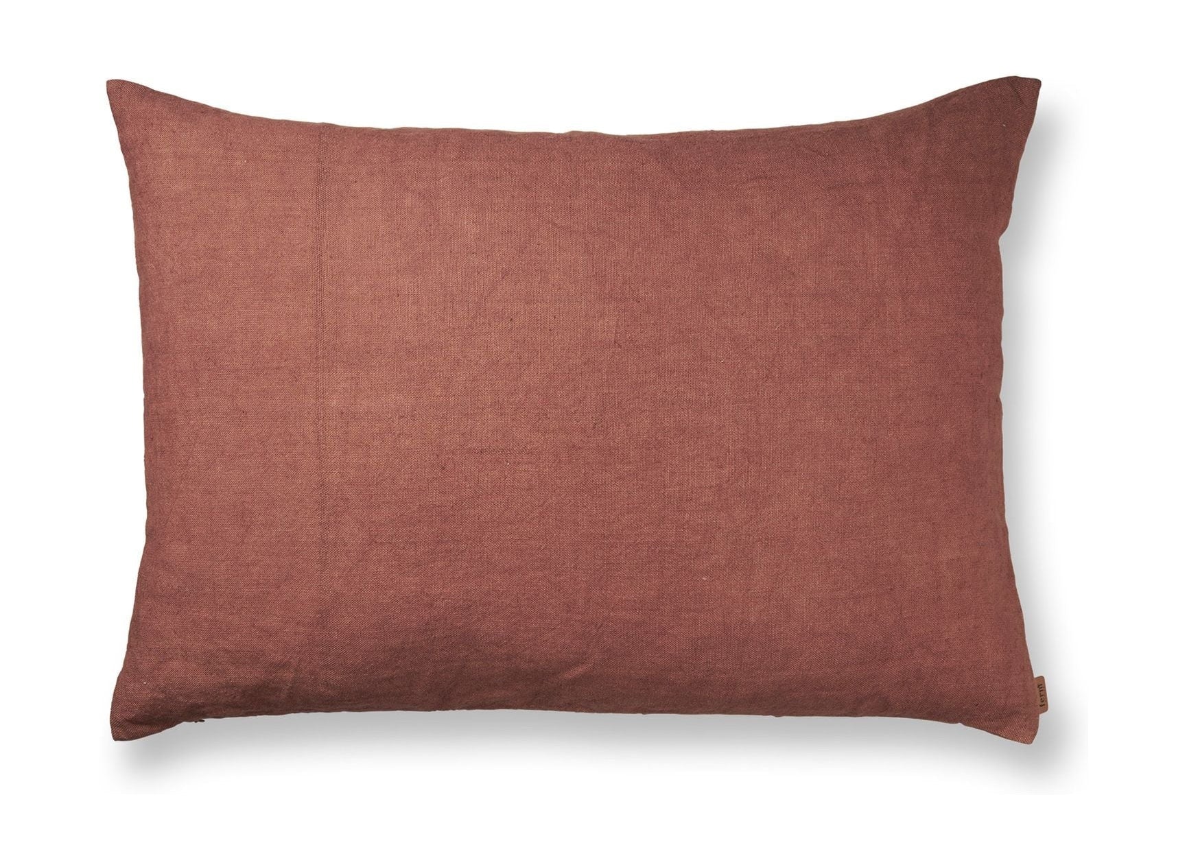 [product_category]-Ferm Living Heavy Linen Cushion, Large, Berry Red-Ferm Living-5704723304739-1104267507-FER-1