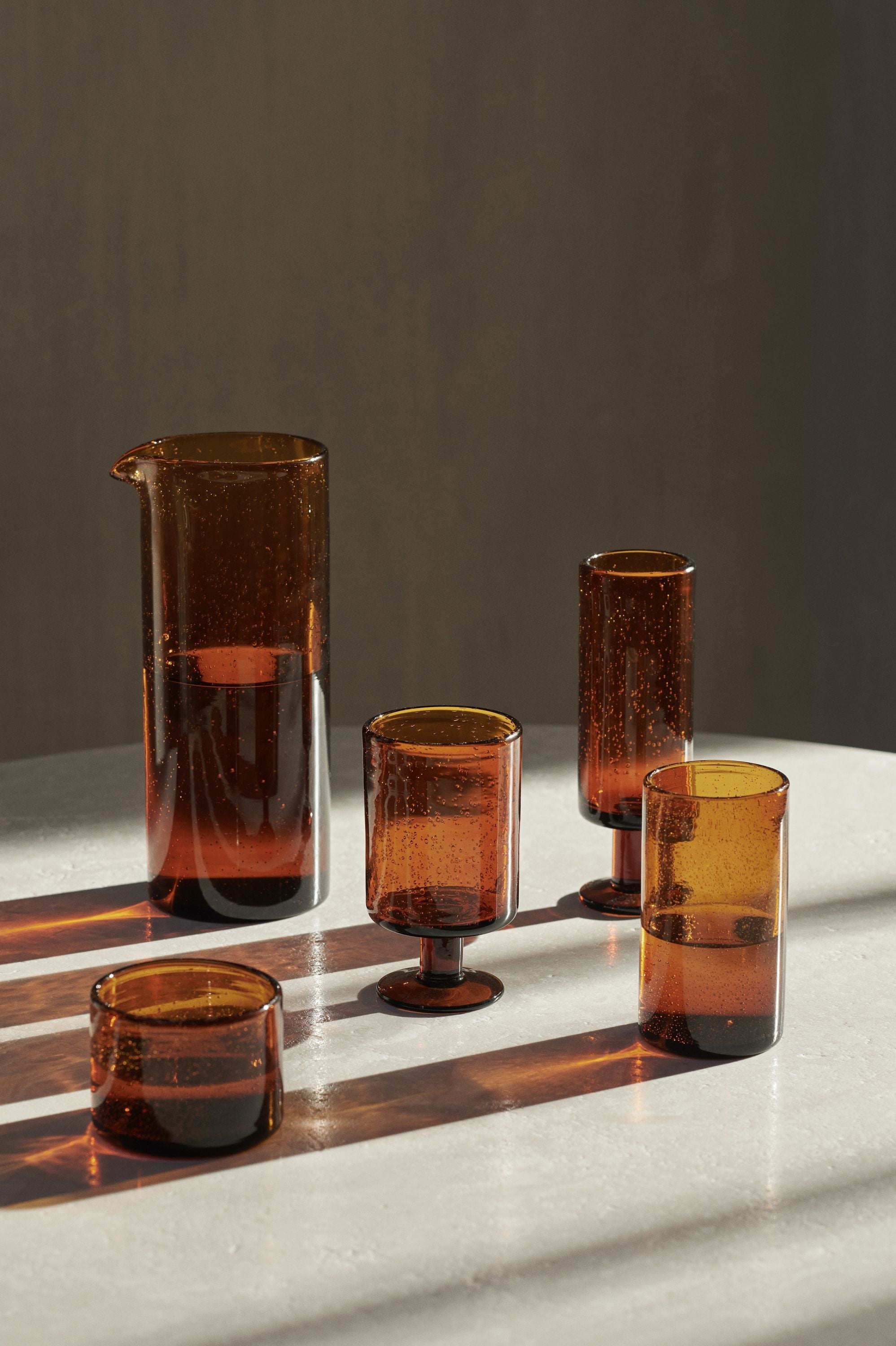 [product_category]-Ferm Living Oli Wine Glass, Amber-Ferm Living-5704723296614-1104266695-FER-2