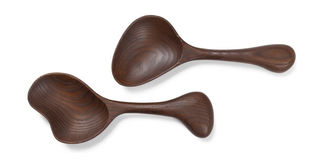 [product_category]-Ferm Living Os Salad Cutlery, Dark Brown-Ferm Living-5704723285830-1104265617-FER-1