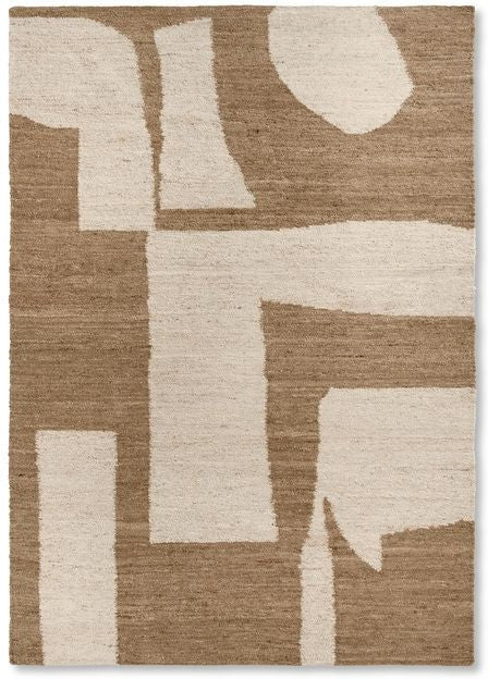 [product_category]-Ferm Living Piece Rug 200 X 300 Cm, Off White/Toffee-Ferm Living-5704723310440-1104268078-FER-1