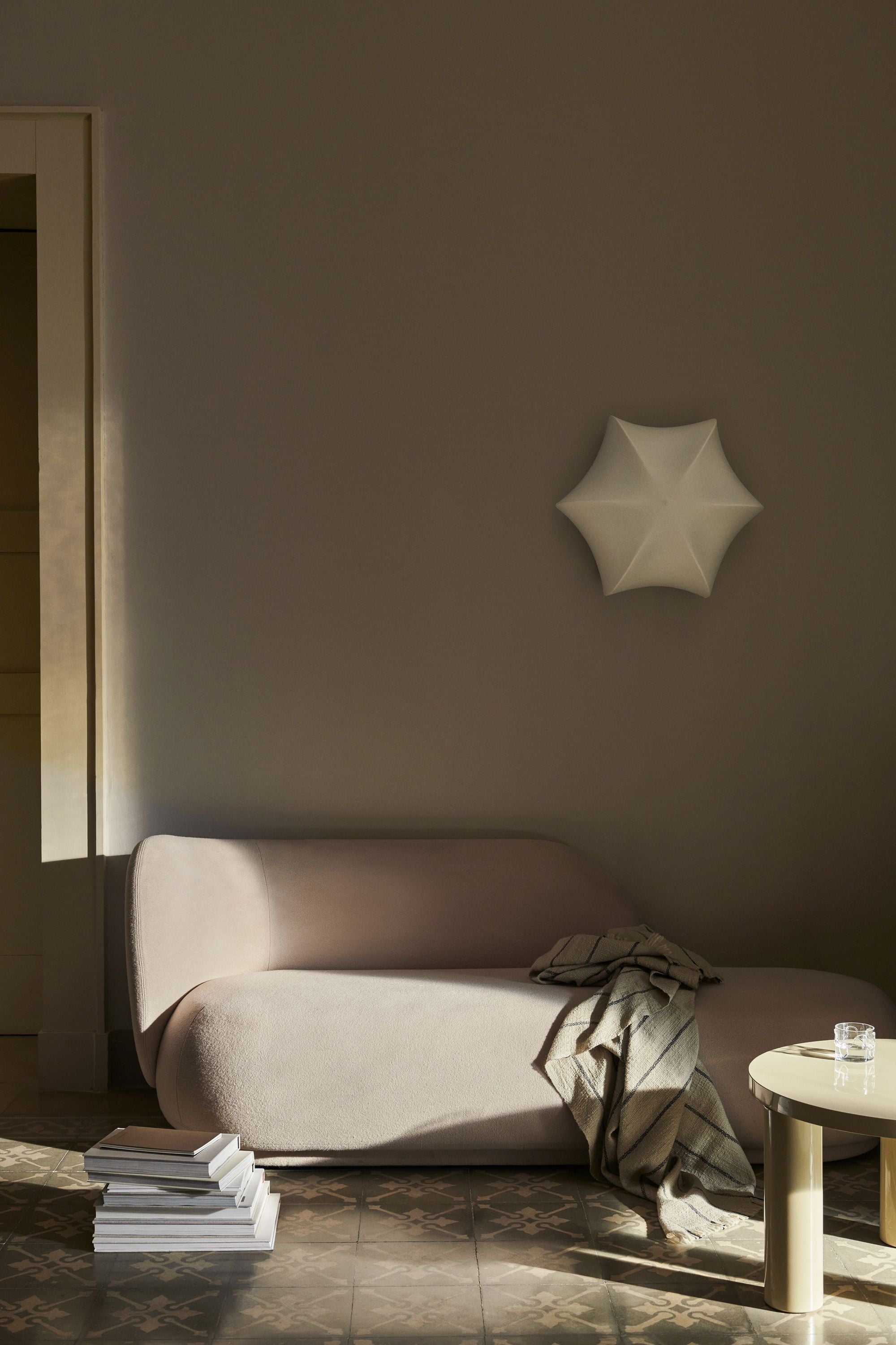 [product_category]-Ferm Living Poem Ceiling/Wall Lamp ø60, White/Cashmere-Ferm Living-5704723299875-1104267021-FER-4