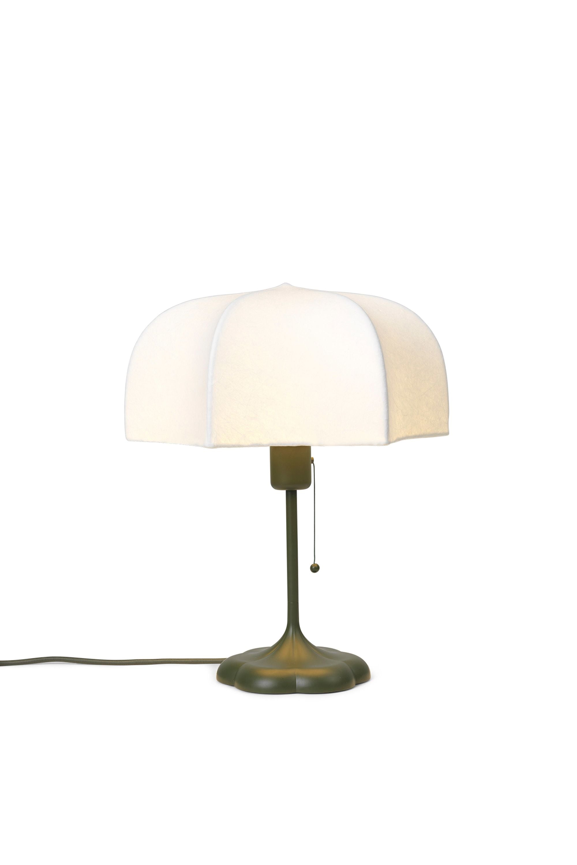 [product_category]-Ferm Living Poem Table Lamp, White/Grass Green-Ferm Living-5704723300212-1104267055-FER-3