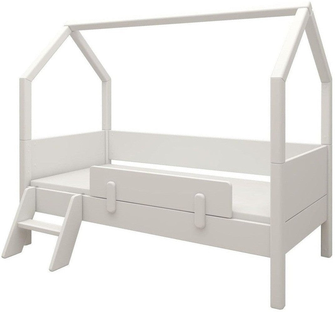 [product_category]-FLEXA Junior Bed with House Frame, Safety Rail and Ladder-FLEXA-5706459173665-90-11204-40-FLE-1