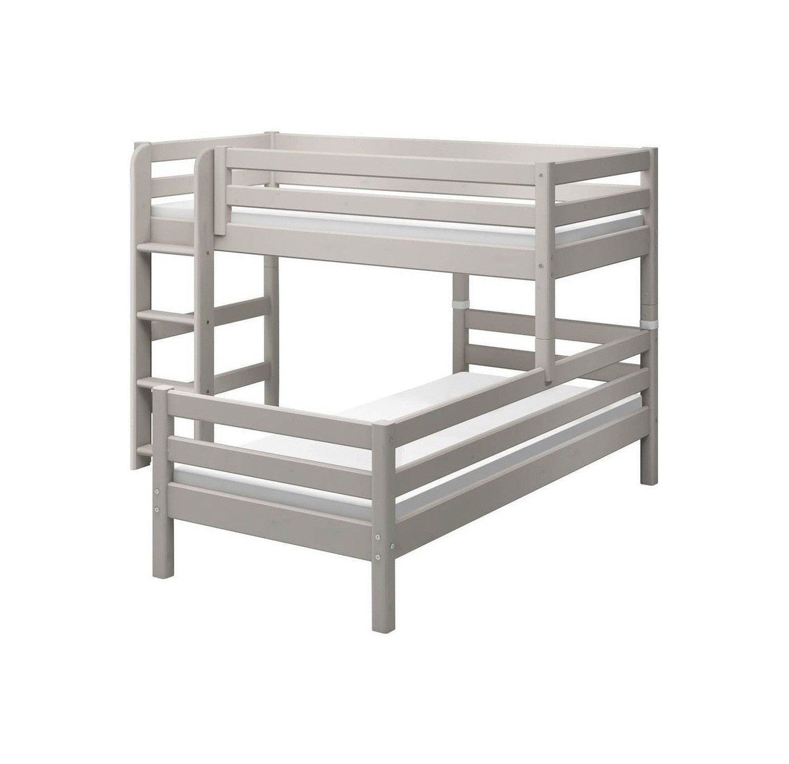 [product_category]-FLEXA Semi-high bed w. straight ladder-FLEXA-5706459120485-90-10044-3-01-FLE-1