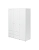 Flexa Wardrobe, 3 Doors + 2 Drawers