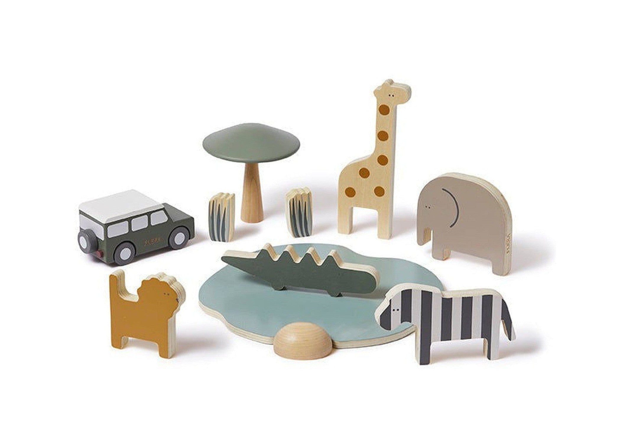 [product_category]-FLEXA Wooden Safari Animals and Jeep-FLEXA-5706459166537-88-16101-150-FLE-1