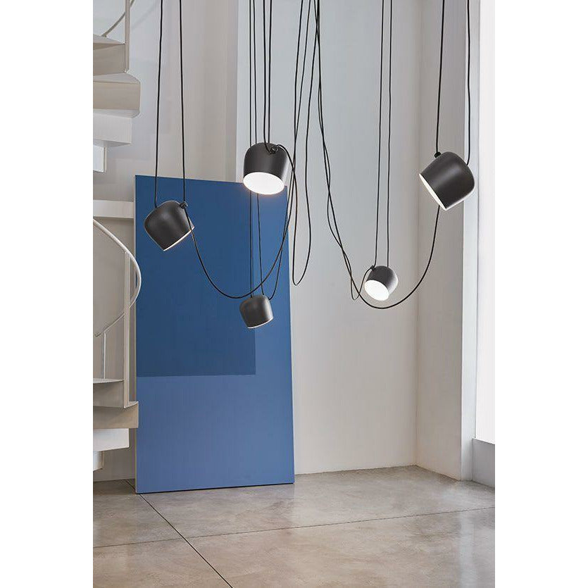 [product_category]-Flos Aim Small Led Pendant, Black-Flos-8059607013526-F0095030-FLO-5