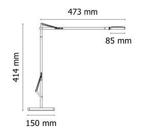 [product_category]-Flos Kelvin Edge Base Table Lamp, White-Flos-8059607004579-F3452009-FLO-2