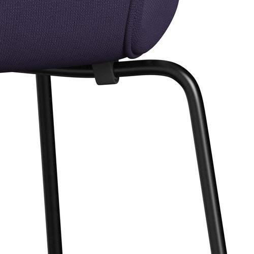 [product_category]-Fritz Hansen 3107 Chair Full Upholstery, Black/Fame Violet Dark-Fritz Hansen-3107FU-F65082-DRBL-FRI-7