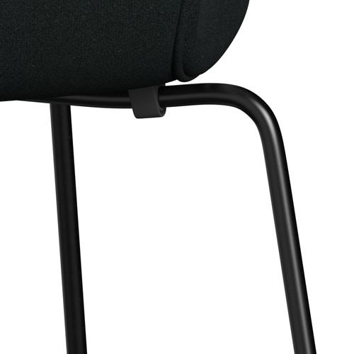 [product_category]-Fritz Hansen 3107 Chair Full Upholstery, Black/Tonus Black-Fritz Hansen-3107FU-TON128-DRBL-FRI-7