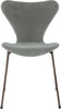 Fritz Hansen 3107 Chair Full Upholstery, Brown Bronze/Belfast Velvet Seal Grey