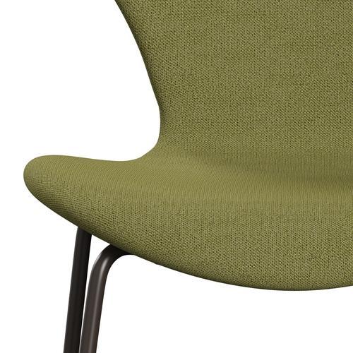 [product_category]-Fritz Hansen 3107 Chair Full Upholstery, Brown Bronze/Capture Wamrgrün-Fritz Hansen-3107FU-CP5301-DBPC-FRI-6