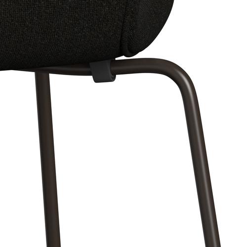 [product_category]-Fritz Hansen 3107 Chair Full Upholstery, Brown Bronze/Hallingdal Brown/Dark Grey-Fritz Hansen-3107FU-HAL376-DBPC-FRI-7