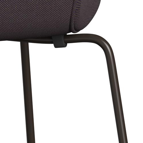 [product_category]-Fritz Hansen 3107 Chair Full Upholstery, Brown Bronze/Steelcut Trio Brown-Fritz Hansen-3107FU-STR283-DBPC-FRI-7