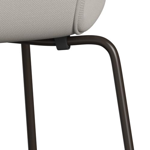 [product_category]-Fritz Hansen 3107 Chair Full Upholstery, Brown Bronze/Steelcut Wool White-Fritz Hansen-3107FU-STI220-DBPC-FRI-7