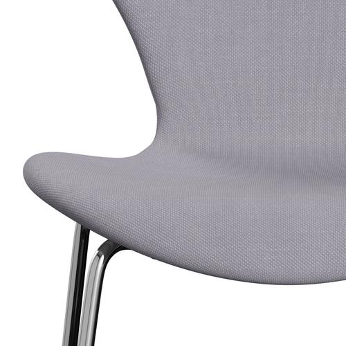 [product_category]-Fritz Hansen 3107 Chair Full Upholstery, Chrome/Steelcut Siber Grey Light-Fritz Hansen-3107FU-STI135-CST-FRI-6